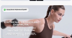 ENTRENA. DOMICILIA. DISFRUTA.